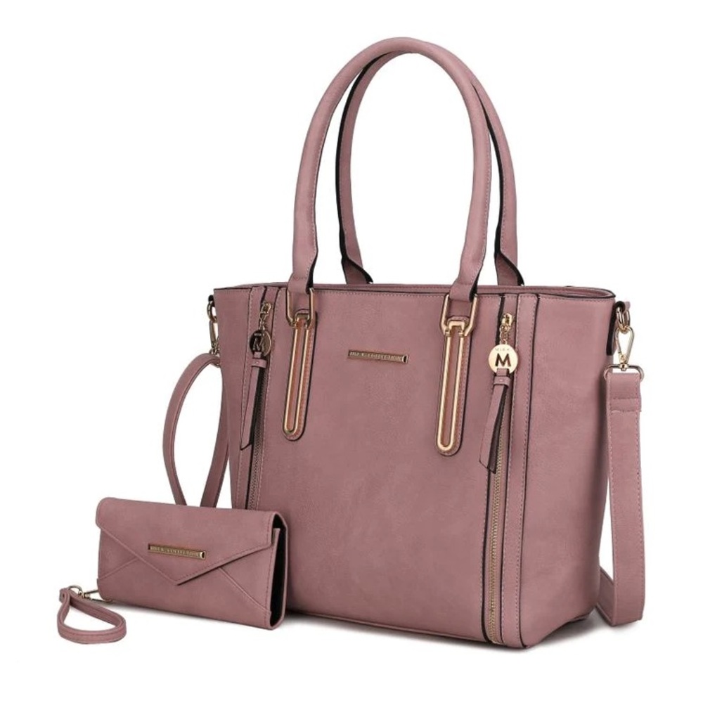 Margot Tote Handbag with Wallet Vegan Leather Purse